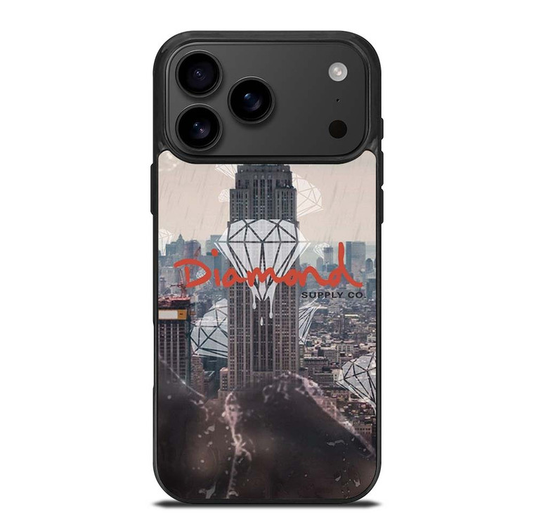 DIAMOND SUPPLY CO BROKEN GLASS iPhone 17 Pro Max Case Cover