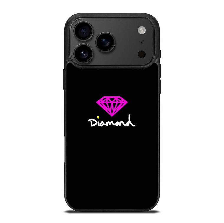 DIAMOND SUPPLY CO PURPLE LOGO iPhone 17 Pro Max Case Cover