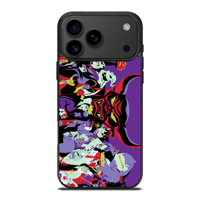 DISNEY VILLAINS CARTOON iPhone 17 Pro Max Case Cover