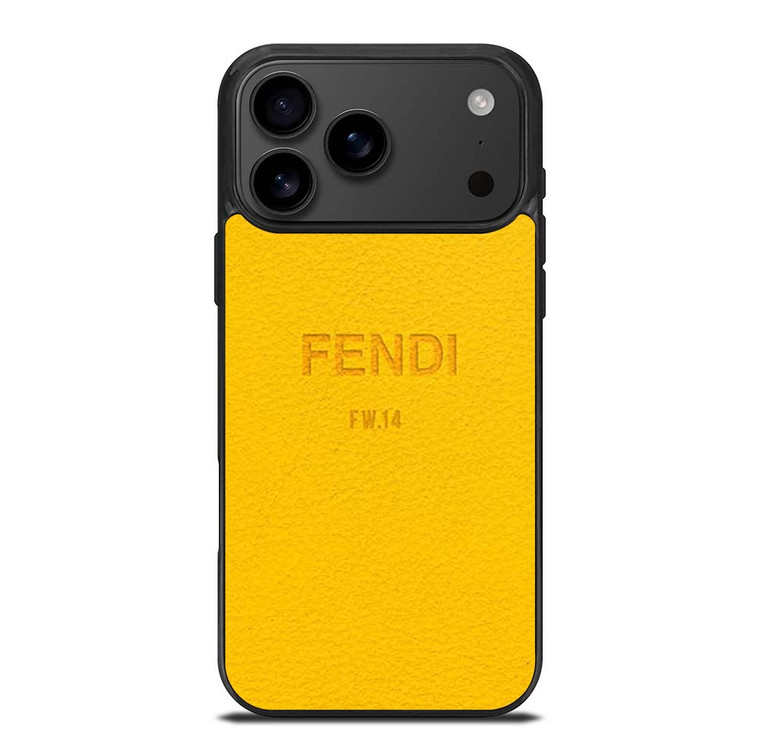 FENDI ROMA YELLOW iPhone 17 Pro Max Case Cover