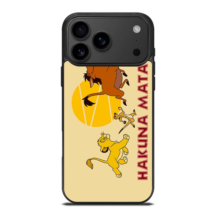 HAKUNA MATATA LION KING Disney iPhone 17 Pro Max Case Cover