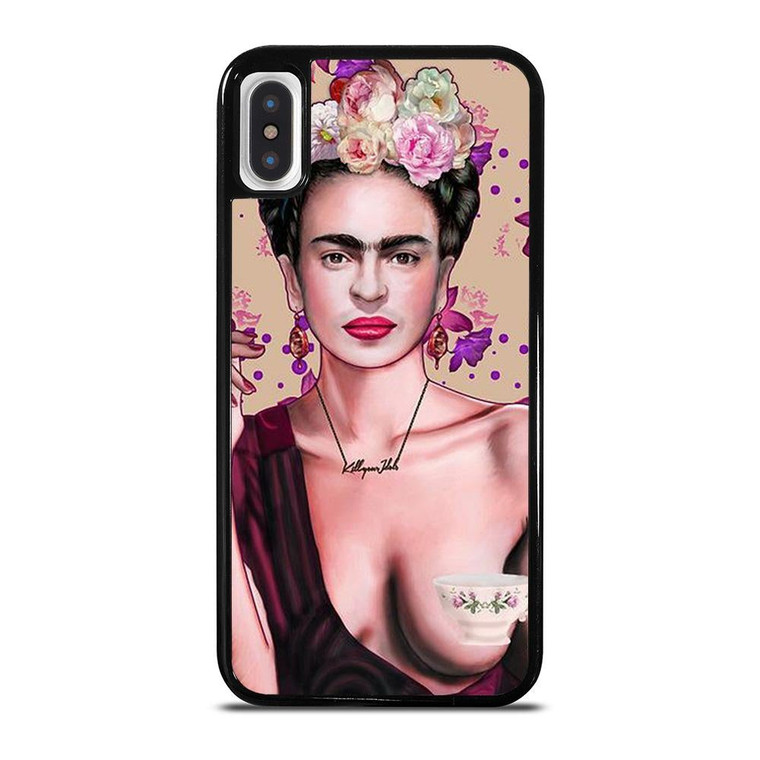 FRIDA KAHLO ART FACE iPhone X / XS Case Cover