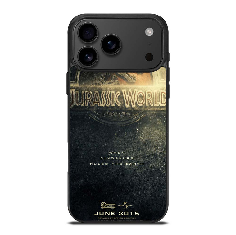 JURASSIC WORLD POSTER iPhone 17 Pro Max Case Cover