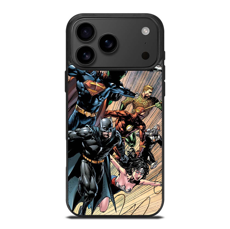 JUSTICE LEAGUE DC SUPERHEROES iPhone 17 Pro Max Case Cover