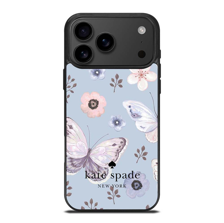 KATE SPADE NEW YORK LOGO BUTTERFLY PATTERN iPhone 17 Pro Max Case Cover