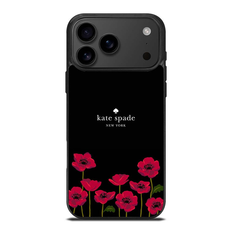 KATE SPADE NEW YORK LOGO ROSES iPhone 17 Pro Max Case Cover