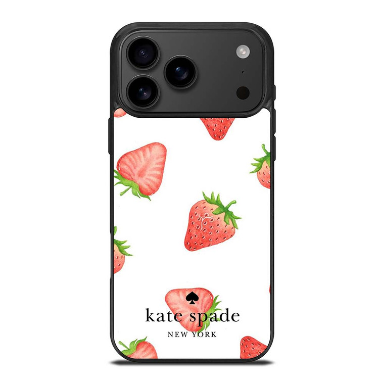 KATE SPADE NEW YORK LOGO STRAWBERRY ICON iPhone 17 Pro Max Case Cover