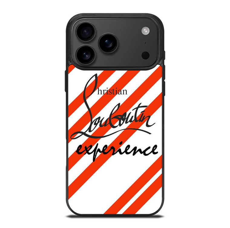 LOUBOUTIN STRIPE LOGO iPhone 17 Pro Max Case Cover