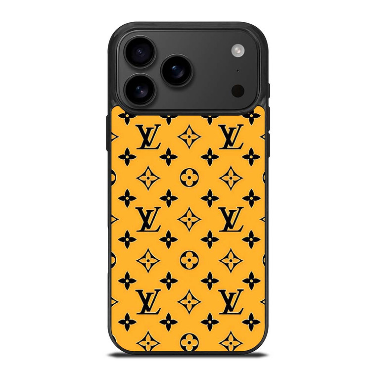 LOUIS VUITTON LV YELLOW PATERN ICON LOGO iPhone 17 Pro Max Case Cover