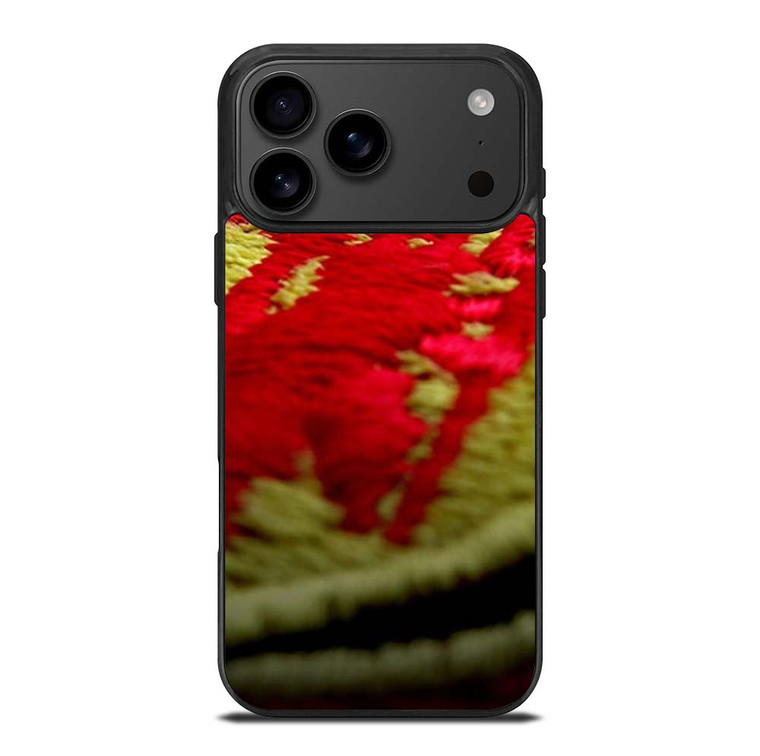 MANCHESTER UNITED EMBOIDERED LOGO iPhone 17 Pro Max Case Cover