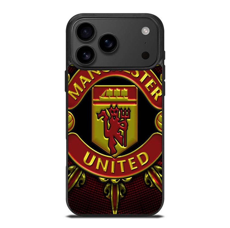 MANCHESTER UNITED LOGO ART iPhone 17 Pro Max Case Cover