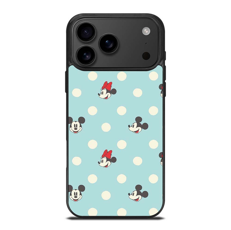 MICKEY AND MINNIE MOUSE DISNEY POLKADOTS iPhone 17 Pro Max Case Cover