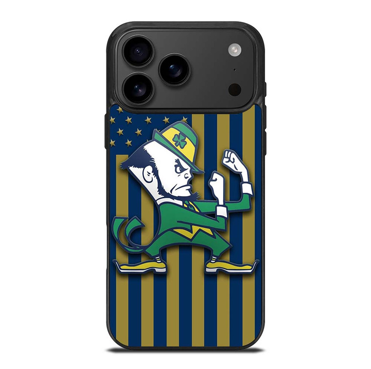 NOTRE DAME FIGHTING IRISH FLAG iPhone 17 Pro Max Case Cover