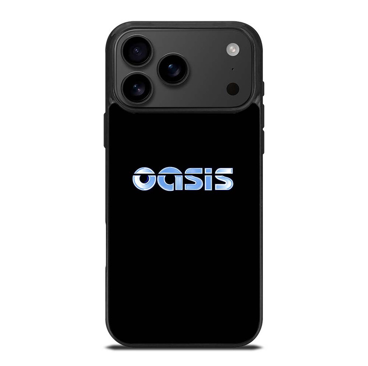 OASIS BAND ROCK LOGO CHROME iPhone 17 Pro Max Case Cover