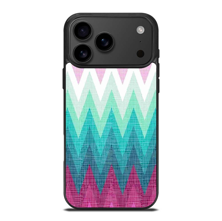 OMBRE PASTEL CHEVRON iPhone 17 Pro Max Case Cover