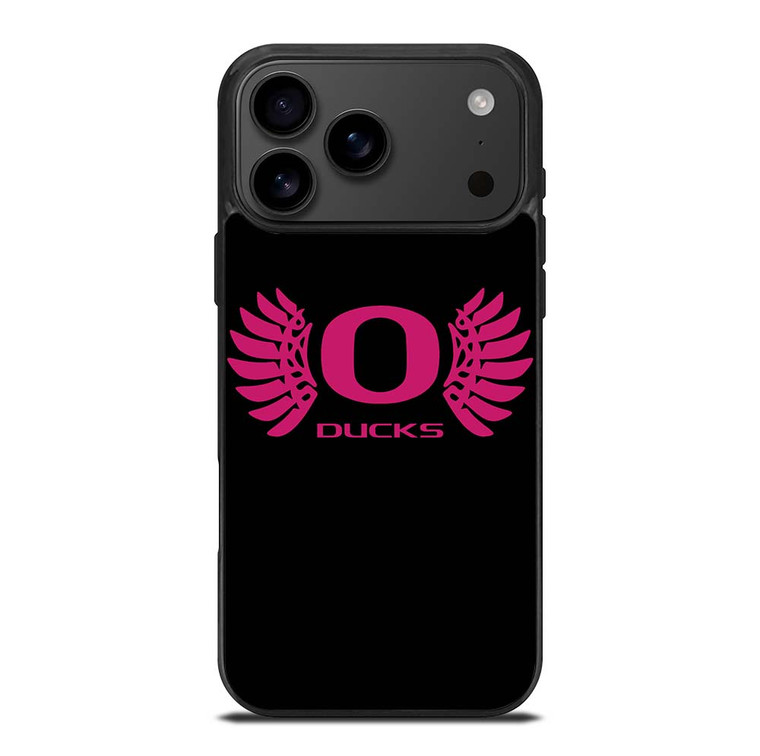 OREGON DUCKS PINK GIRL iPhone 17 Pro Max Case Cover