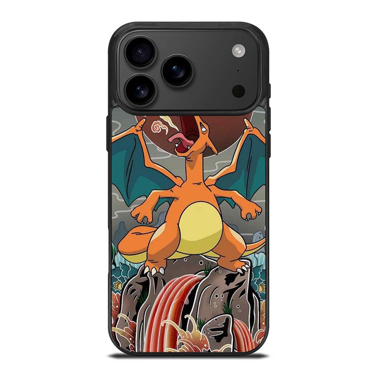 POKEMON POCKET MONSTERS CHARIZAR ART iPhone 17 Pro Max Case Cover