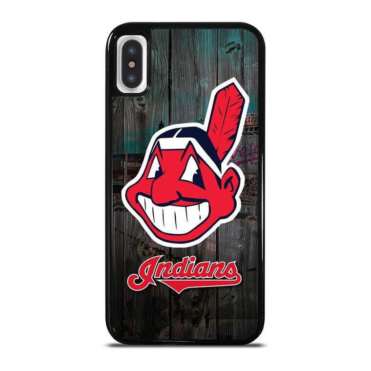 CLEVELAND INDIANS WOODEN LOGO iPhone X / XS Case Cover