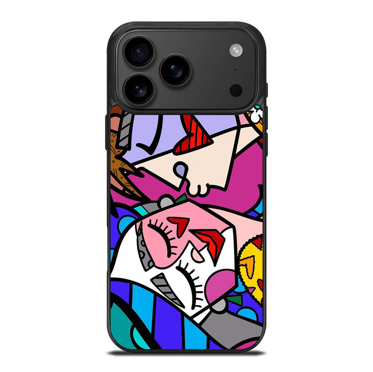 ROMERO BRITTO LOVE KISS iPhone 17 Pro Max Case Cover