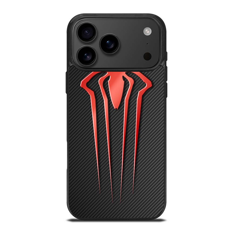 SPIDERMAN CARBON LOGO iPhone 17 Pro Max Case Cover
