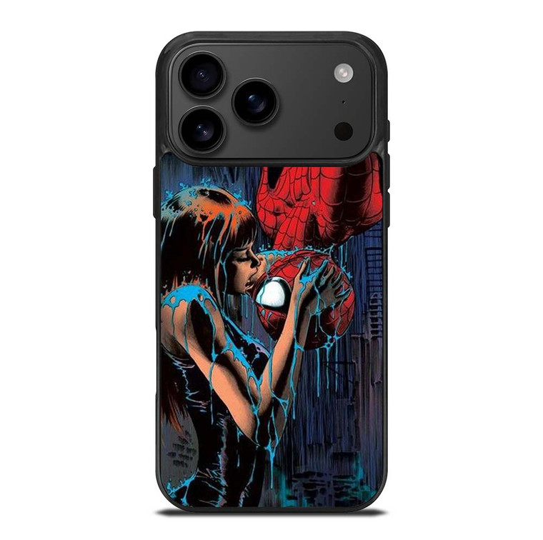SPIDERMAN MARY JANE KISSING iPhone 17 Pro Max Case Cover