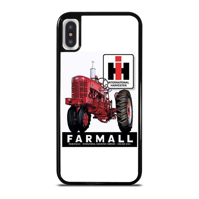 IH INTERNATIONAL HARVESTER  FARMALL TRACTOR RETRO iPhone X / XS Case Cover