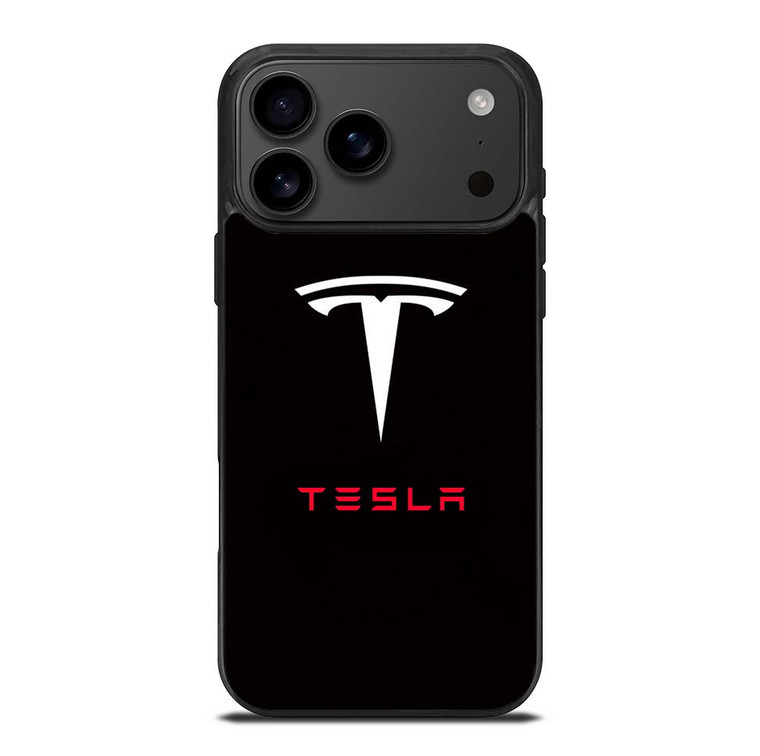 TESLA MOTORS LOGO 2 iPhone 17 Pro Max Case Cover