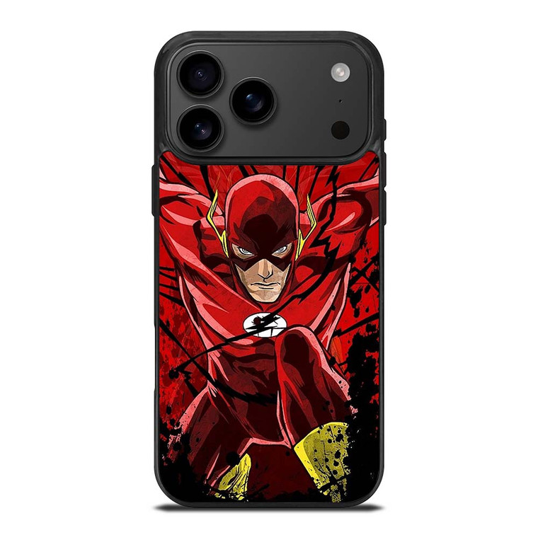 THE FLASH CARTOON DC COMIC iPhone 17 Pro Max Case Cover