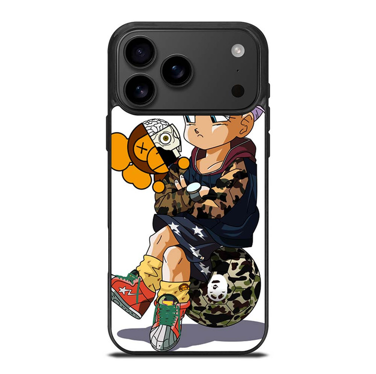 TRUNKS DRAGON BALL CAMO BAPE iPhone 17 Pro Max Case Cover