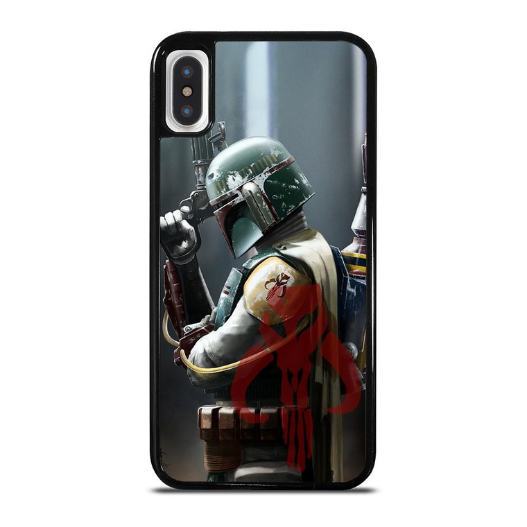 STAR WARS BOBA FETT COOL iPhone X / XS Case Cover