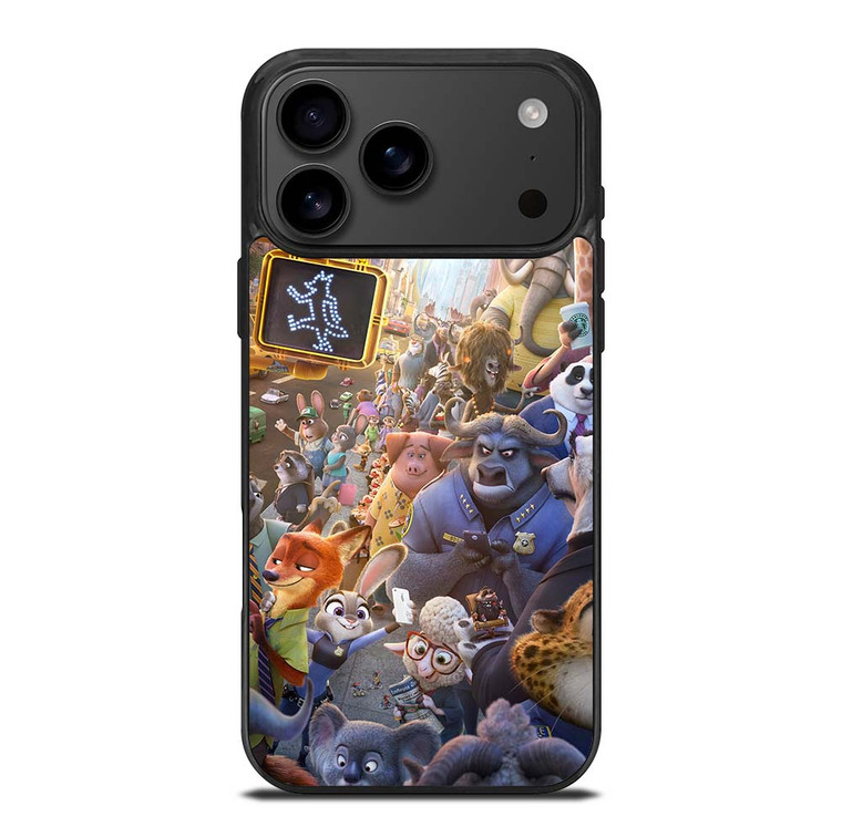 ZOOTOPIA CHARACTERS Disney iPhone 17 Pro Max Case Cover