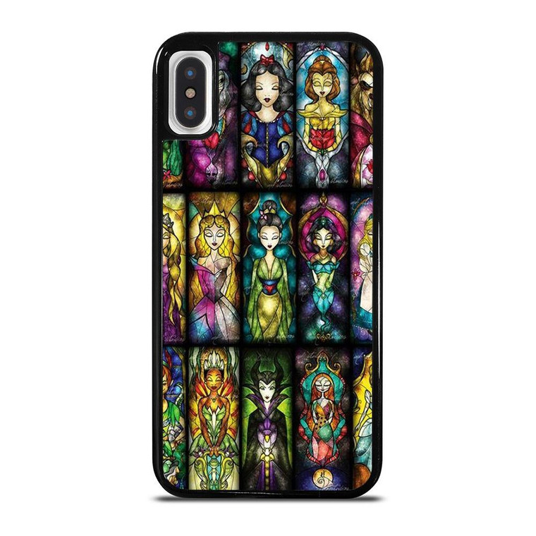 DISNEY PRINCESS STAINED GLASS iPhone X / XS Case Cover
