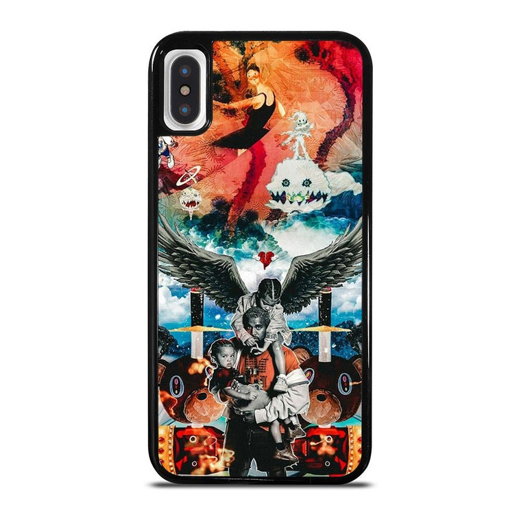 KANYE WEST ANGELS COLLAGE iPhone X / XS Case Cover