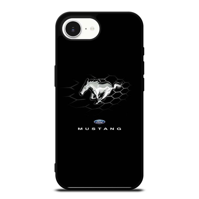 FORD MUSTANG LOGO BLACK iPhone 16e Case Cover