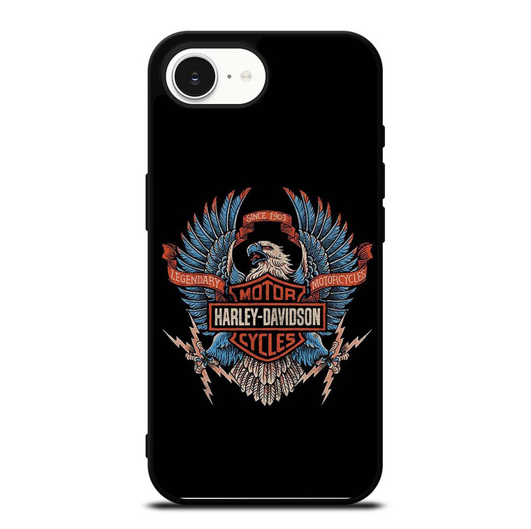HARLEY DAVIDSON LEGENDARY MOTORCYCLES LOGO EAGLE iPhone 16e Case Cover