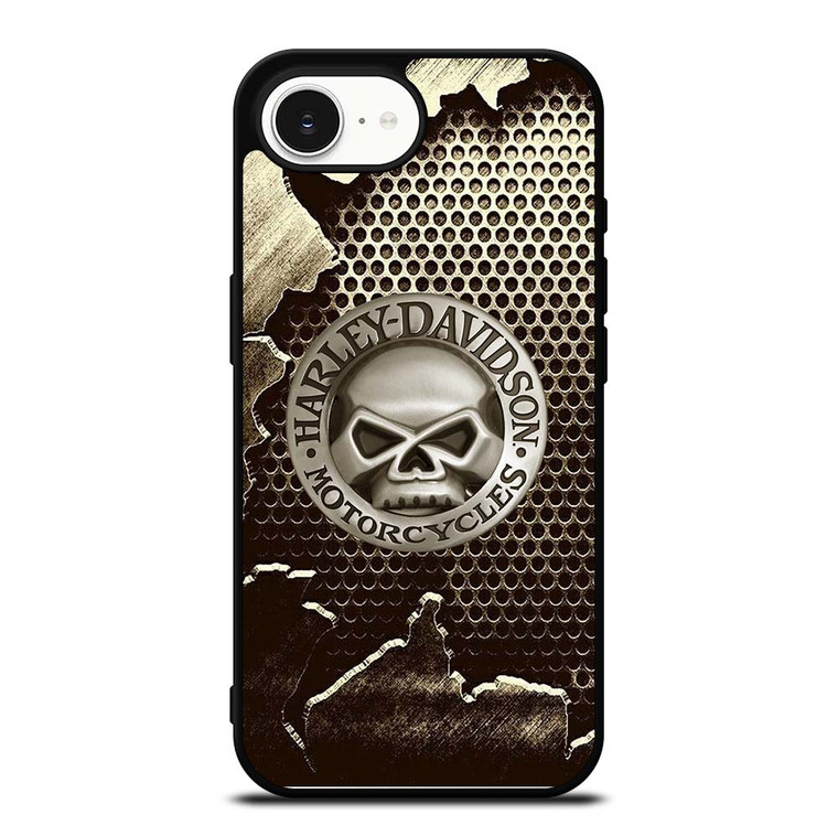 HARLEY DAVIDSON MOTORCYCLES METAL SKULL LOGO iPhone 16e Case Cover