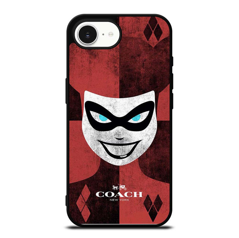 HARLEY QUINN COACH NEW YORK LOGO iPhone 16e Case Cover