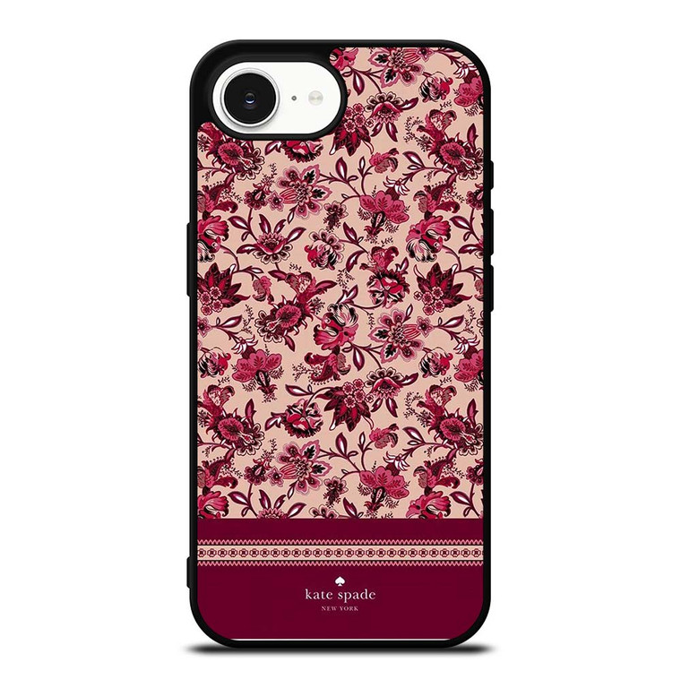 KATE SPADE NEW YORK RED FLORAL iPhone 16e Case Cover