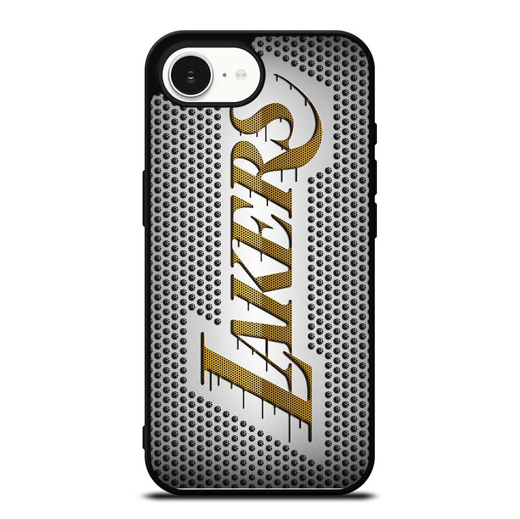 LOS ANGELES LAKERS METAL LOGO iPhone 16e Case Cover