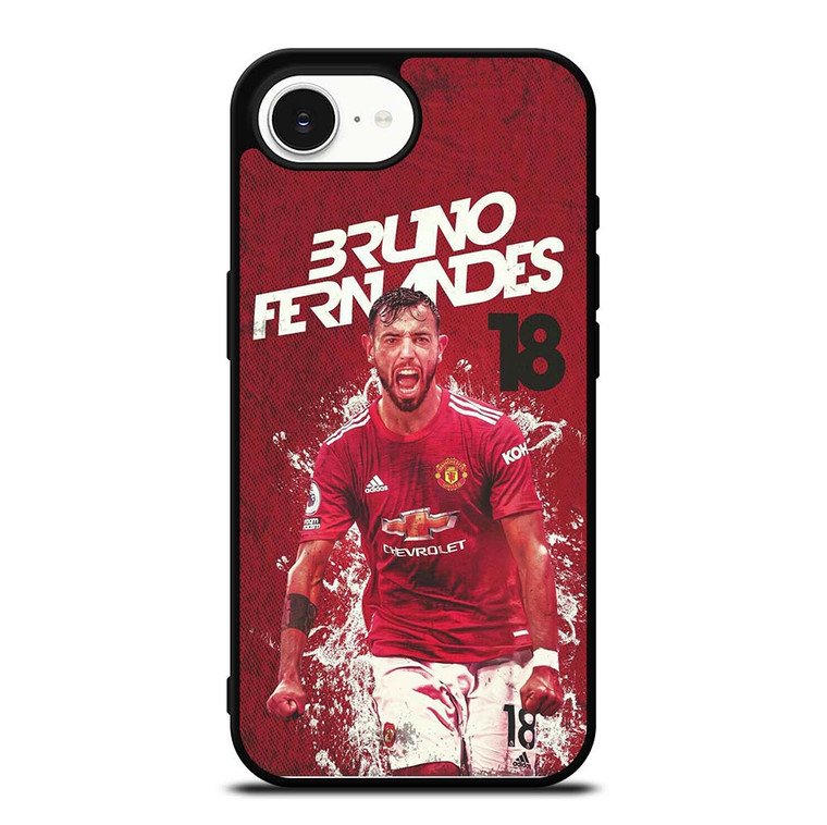 MANCHESTER UNITED BRUNO FERNANDES iPhone 16e Case Cover