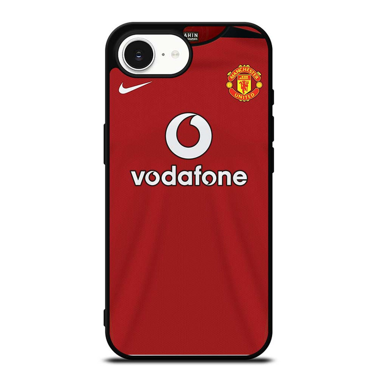 MANCHESTER UNITED FC CLASSIC JERSEY VODAFONE iPhone 16e Case Cover