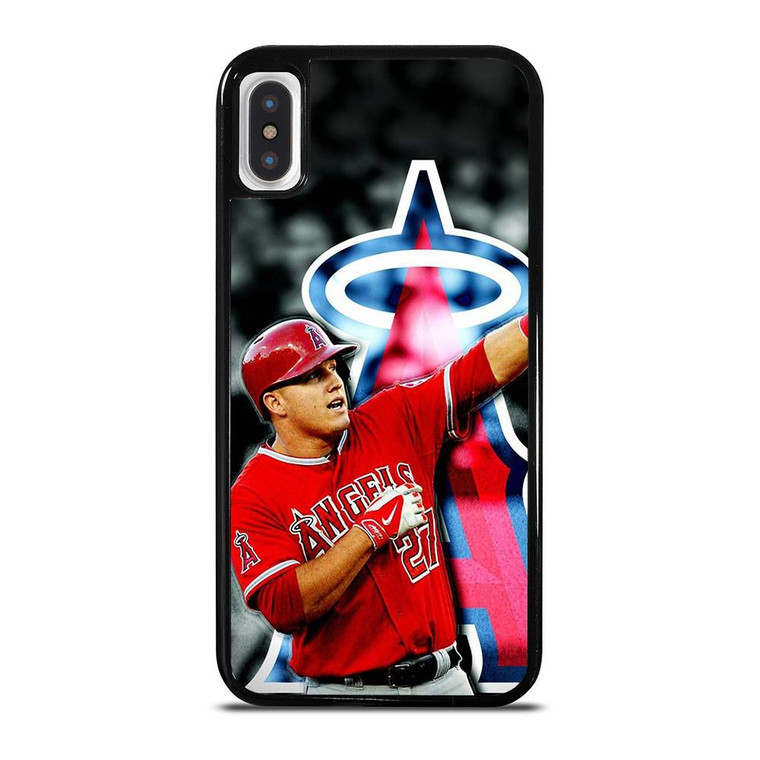 MIKE TROUT LOS ANGELES ANGELS iPhone X / XS Case Cover