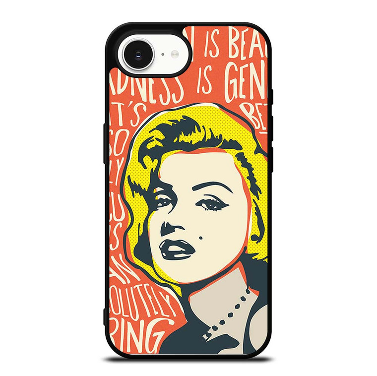 MARILYN MONROE ART QUOTE iPhone 16e Case Cover