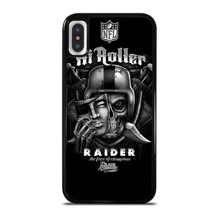 OAKLAND RAIDERS BLACK SUNDAY NFL iPhone X / XS Case Cover