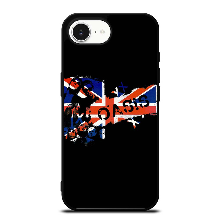 OASIS BAND ROCK BRITISH FLAG iPhone 16e Case Cover