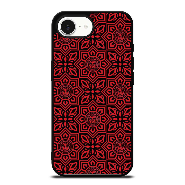 OBEY RED LOGO PATTERN iPhone 16e Case Cover