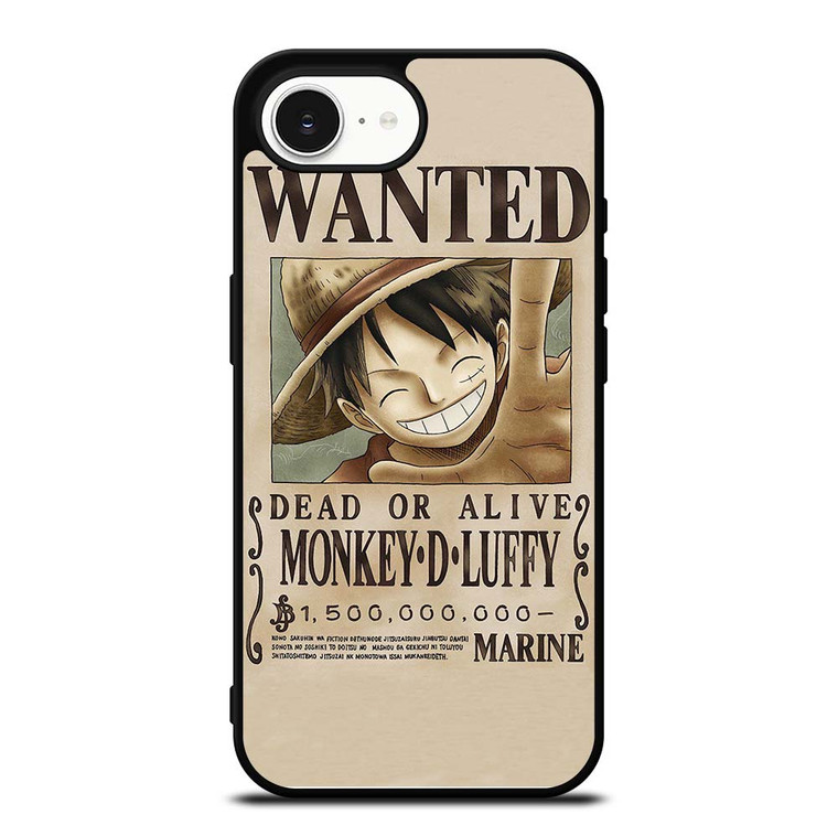 ONE PIECE MONKEY D LUFFY WANTED iPhone 16e Case Cover