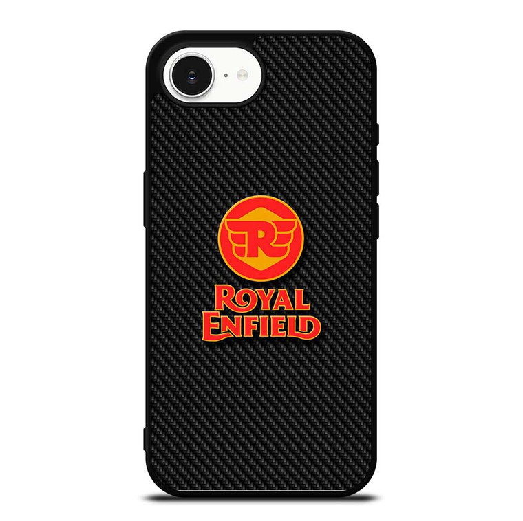 ROYAL ENFIELD MODERN LOGO CARBON iPhone 16e Case Cover