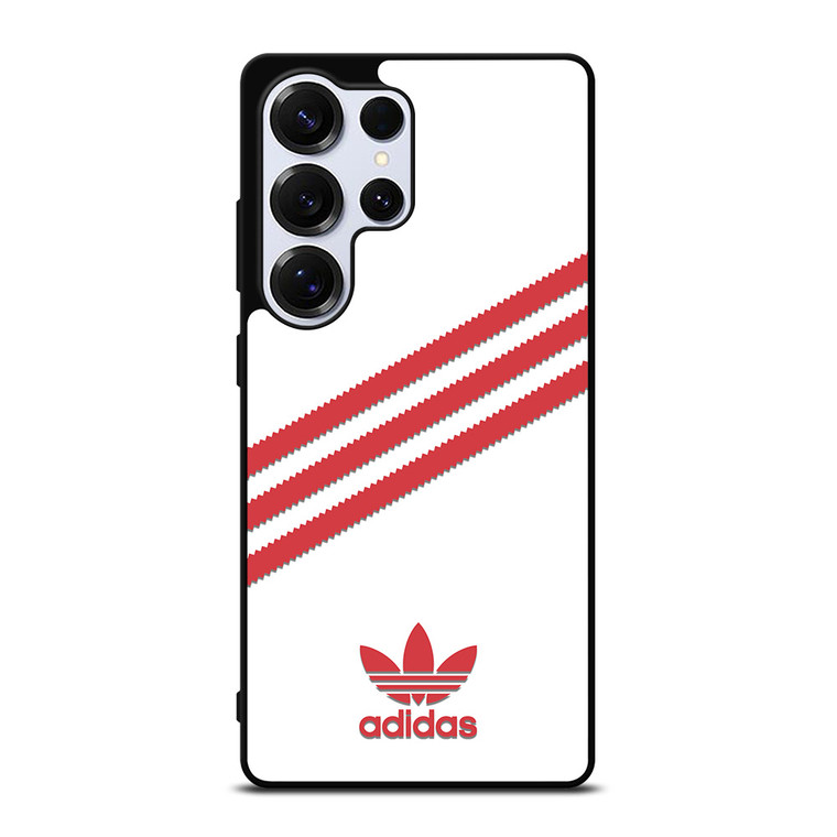 ADIDAS ORIGINALS STRIPES WHITE RED Samsung Galaxy S25 Ultra Case Cover