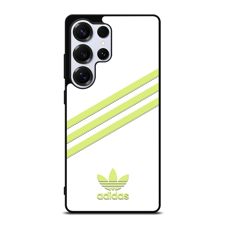 ADIDAS ORIGINALS STRIPES WHITE YELLOW Samsung Galaxy S25 Ultra Case Cover